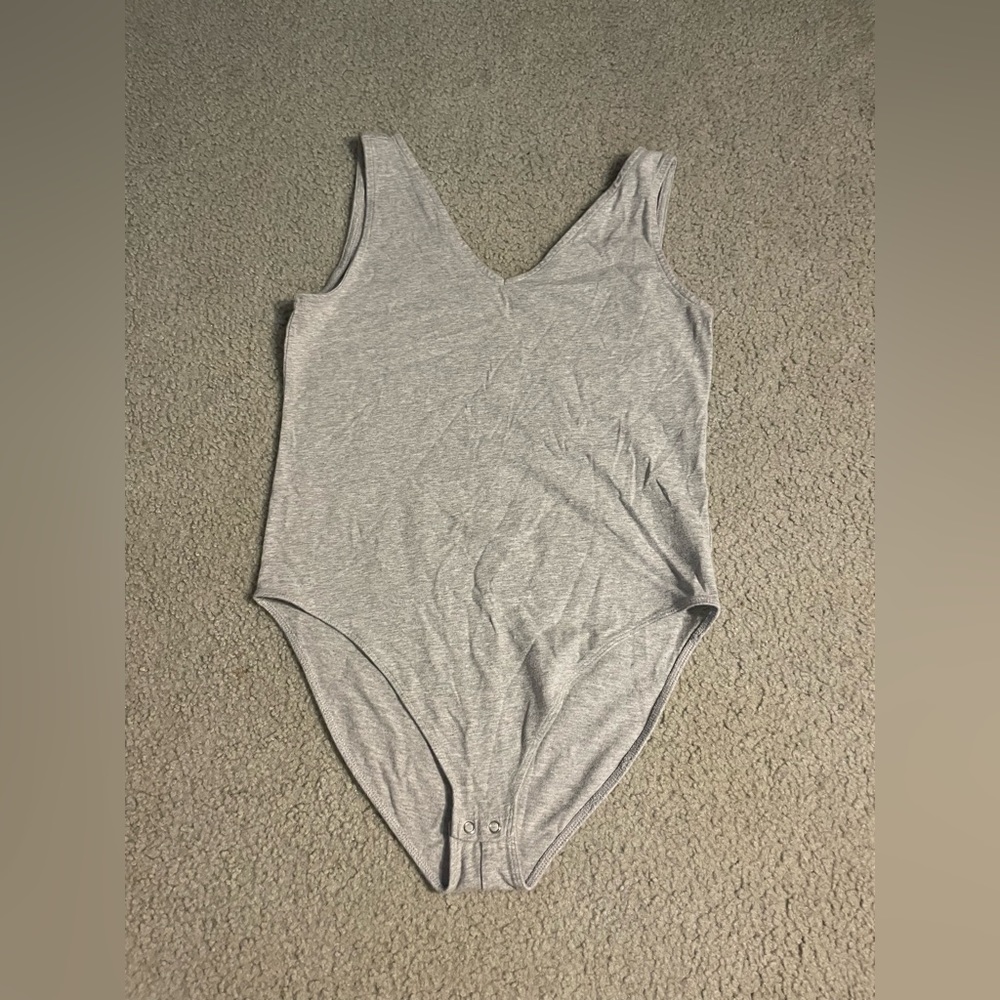 Gap | Tank Top Bodysuit | Gray | Large